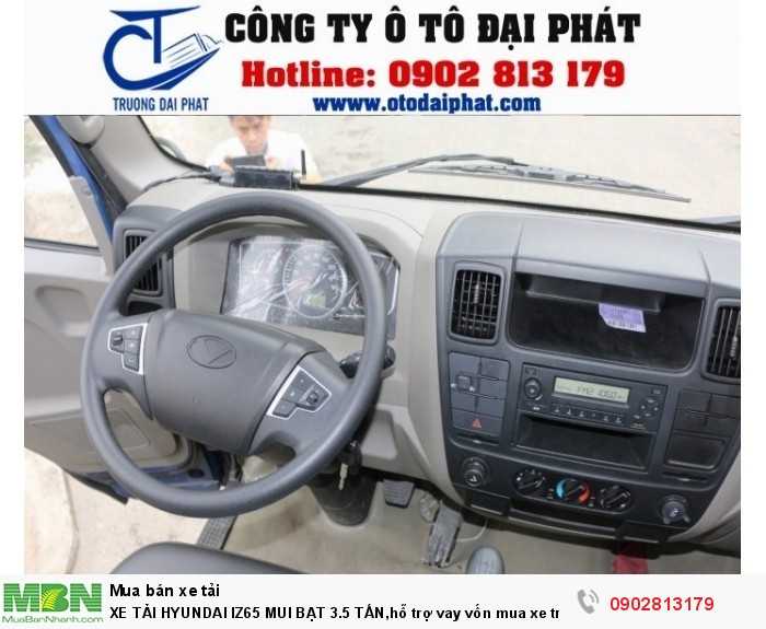 XE TẢI HYUNDAI IZ65 MUI BẠT 3.5 TẤN,hỗ trợ vay vốn mua xe trả góp 80%