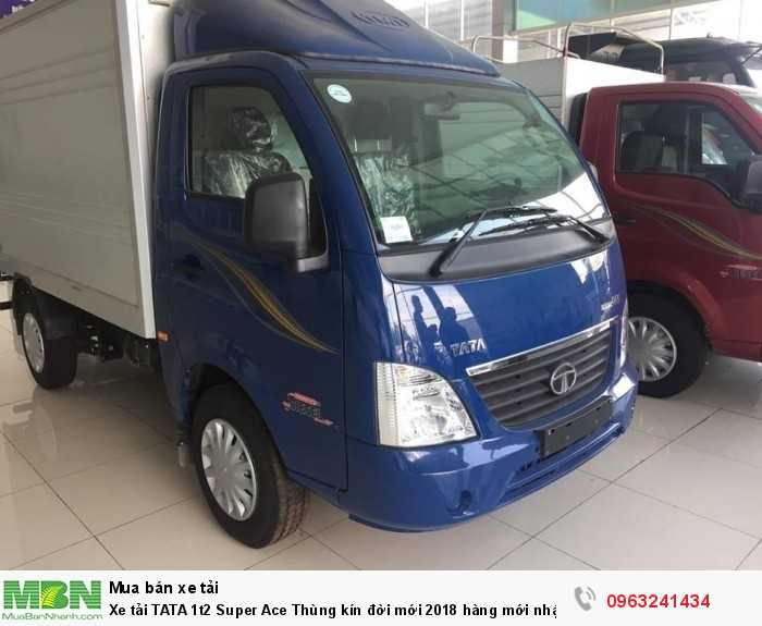 Xe tải TATA 1t2 Super Ace Thùng kín đời mới 2017 hàng mới nhập khẩu + Giảm 10tr 1 chiếc