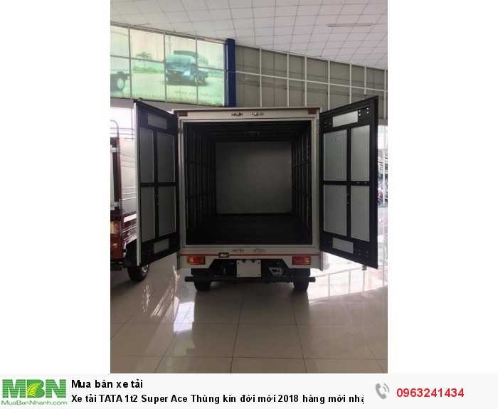Xe tải TATA 1t2 Super Ace Thùng kín đời mới 2017 hàng mới nhập khẩu + Giảm 10tr 1 chiếc