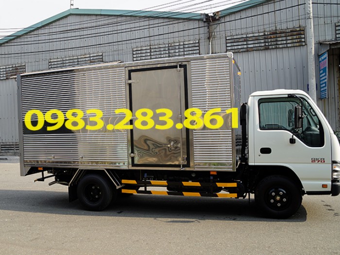 Bán xe tải Isuzu 1t9 thùng kín |truck Isuzu 1 t 9 - hỗ trợ trả góp 90%.