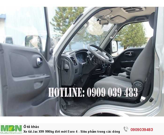 Xe tải Jac X99 990kg đời mới Euro 4 - Siêu phẩm trong các dòng xe cùng phân khúc. Chỉ với 60 triệu là có xe.