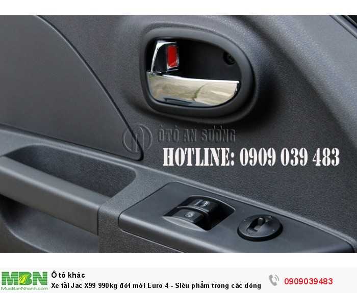 Xe tải Jac X99 990kg đời mới Euro 4 - Siêu phẩm trong các dòng xe cùng phân khúc. Chỉ với 60 triệu là có xe.