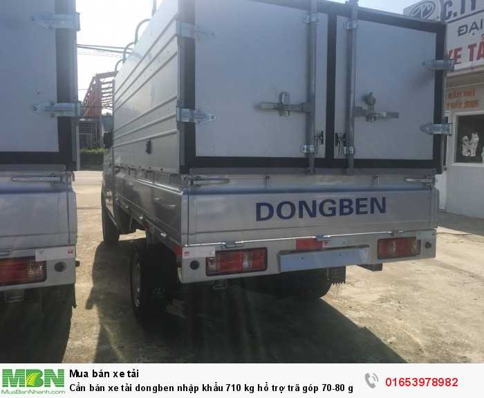 Cần bán xe tải Dongben nhập khẩu 710 kg hổ trợ trảgóp 70-80 giá trị xe