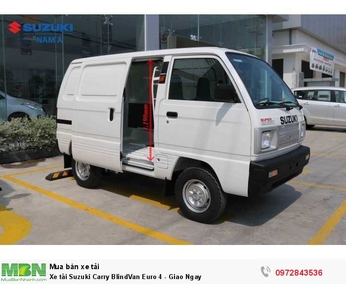 Xe tải Suzuki Carry BlindVan Euro 4 - Giao Ngay