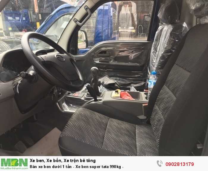 Bán xe ben dưới 1 tấn - Xe ben super tata 990kg -