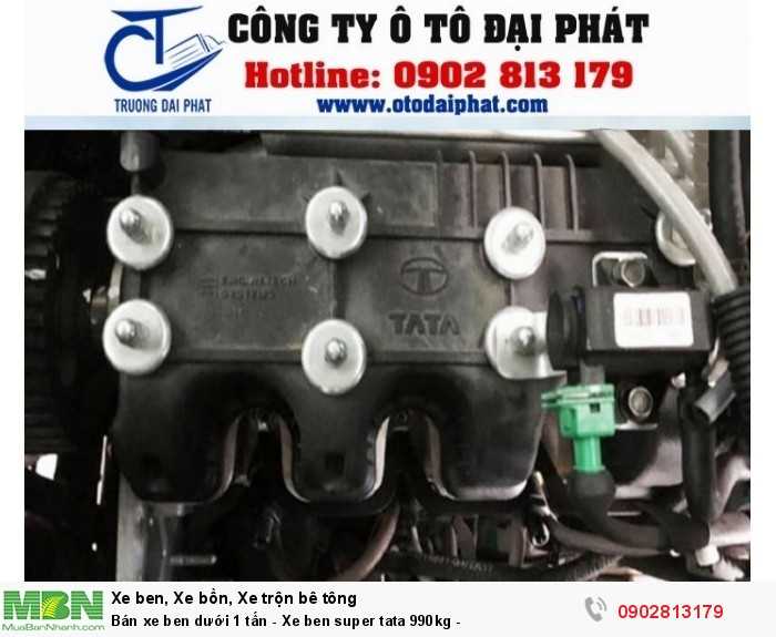 Bán xe ben dưới 1 tấn - Xe ben super tata 990kg -