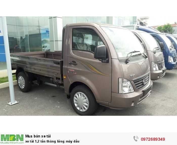 Xe tải 1,2 tấn thùng lửng máy dầu