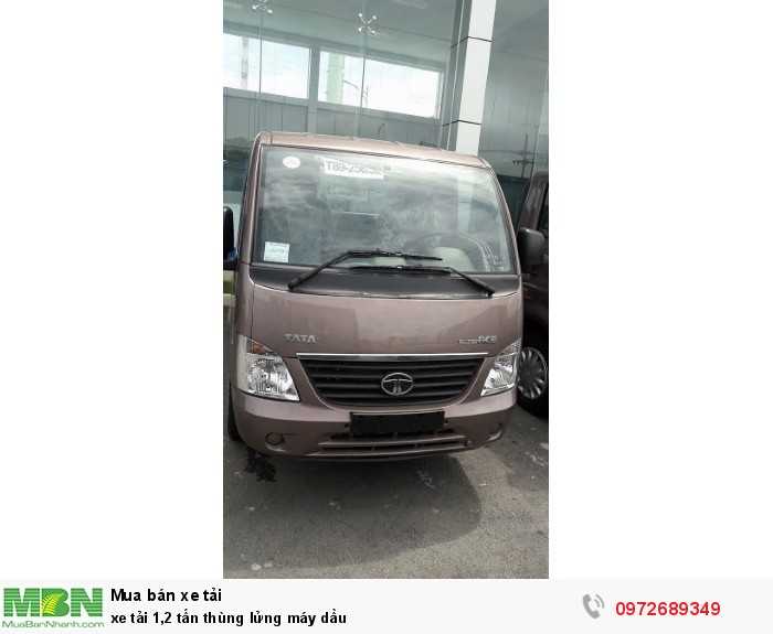 Xe tải 1,2 tấn thùng lửng máy dầu