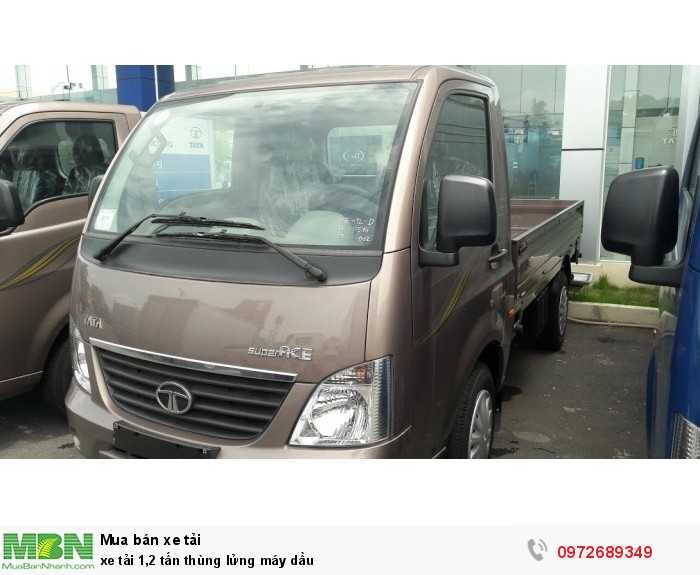 Xe tải 1,2 tấn thùng lửng máy dầu