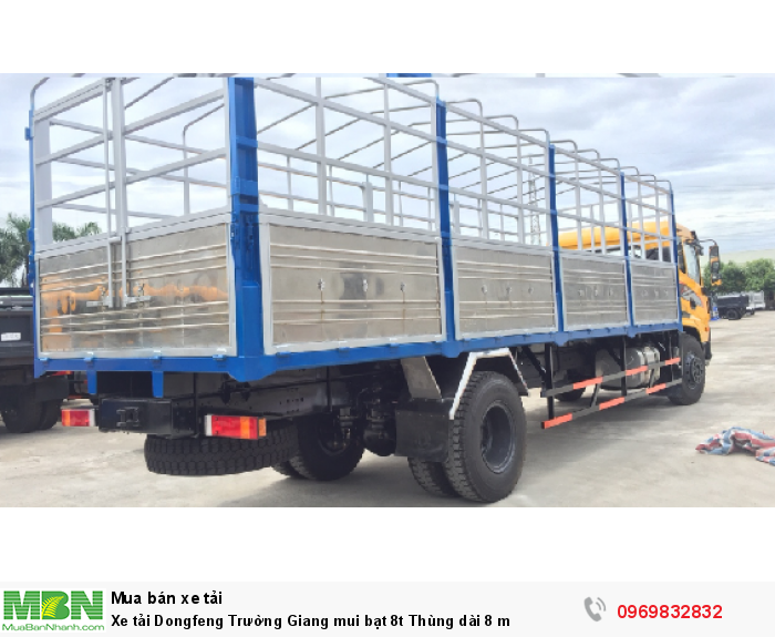 Xe tải Dongfeng Trường Giang mui bạt 8t Thùng dài 8 m