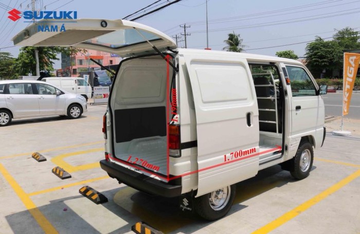 Xe SUZUKI BLIND VAN tải trọng 580kh , giải phấp vận chuyển trong nội thành