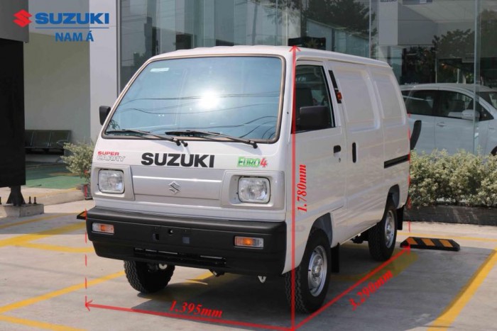 Xe SUZUKI BLIND VAN tải trọng 580kh , giải phấp vận chuyển trong nội thành