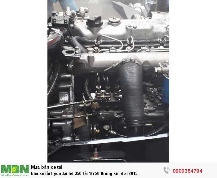 Bán xe tải Hyundai hd 350 tải 1t750 thùng kín đời 2015