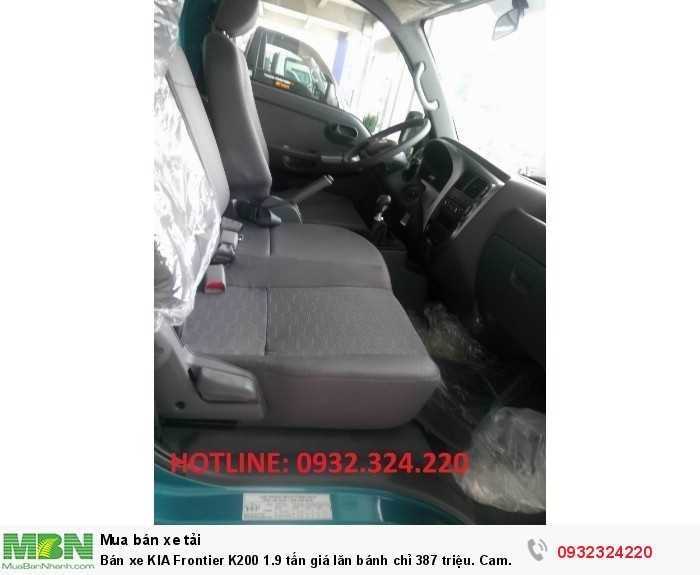 Bán xe KIA Frontier K200 1.9 tấn giá chỉ 343 triệu. Động cơ HYUNDAI D4CB