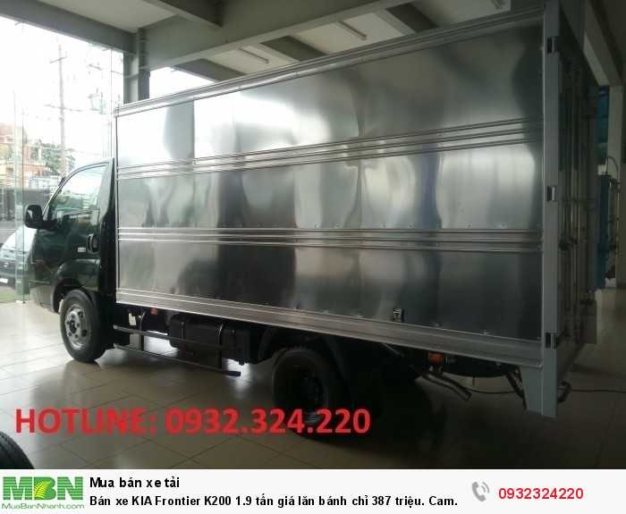 Bán xe KIA Frontier K200 1.9 tấn giá chỉ 343 triệu. Động cơ HYUNDAI D4CB