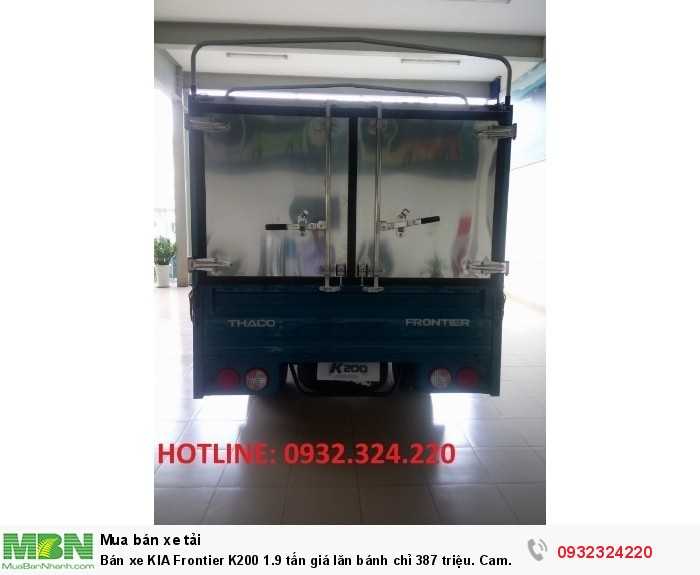 Bán xe KIA Frontier K200 1.9 tấn giá chỉ 343 triệu. Động cơ HYUNDAI D4CB