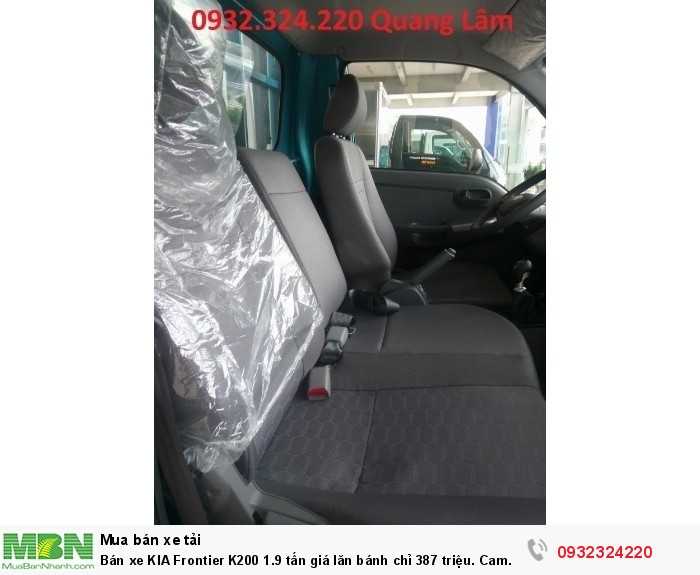 Bán xe KIA Frontier K200 1.9 tấn giá chỉ 343 triệu. Động cơ HYUNDAI D4CB