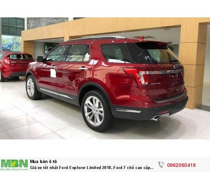 Giá xe tốt nhất Ford Explorer Limited 2018, Ford 7 chổ cao cấp nhất nhập từ Mỹ.