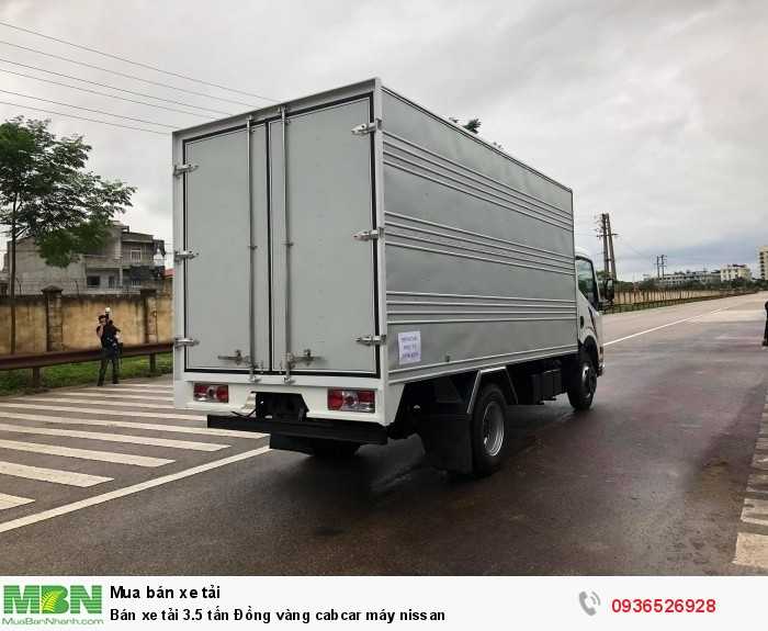 Bán xe tải 3.5 tấn  Đồng vàng cabcar máy nissan