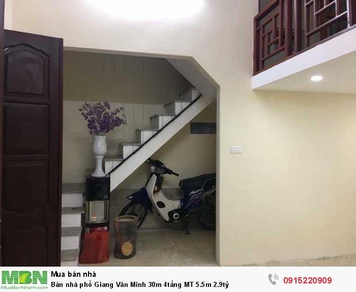Bán nhà phố Giang Văn Minh 30m 4tầng MT 5.5m 2.9tỷ