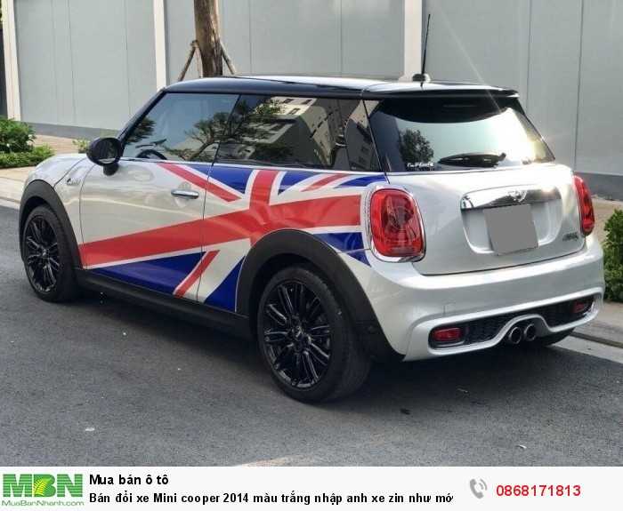 Bán đổi xe Mini cooper 2014 màu trắng nhập anh xe zin như mới