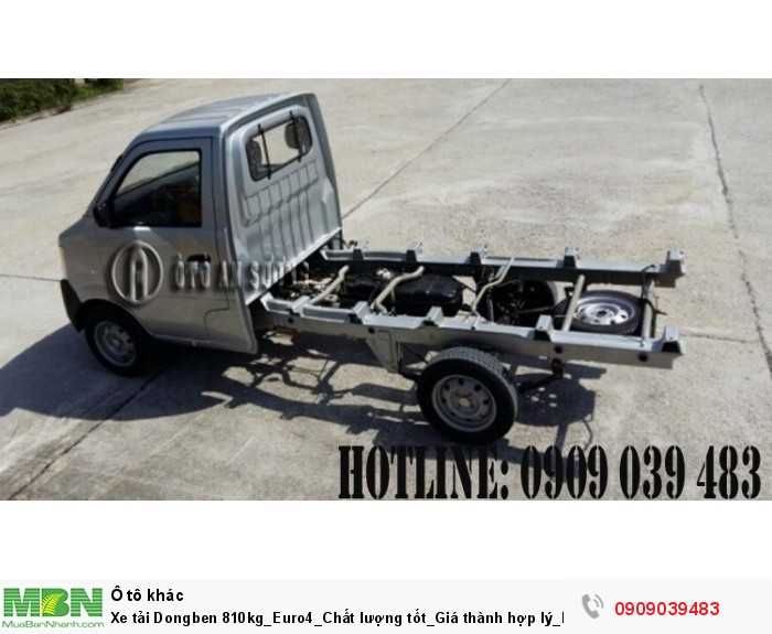 Xe tải Dongben 810kg_Euro4_Chất lượng tốt_Giá thành hợp lý_Bảo hành 2 năm. Có 20 triệu là có xe.