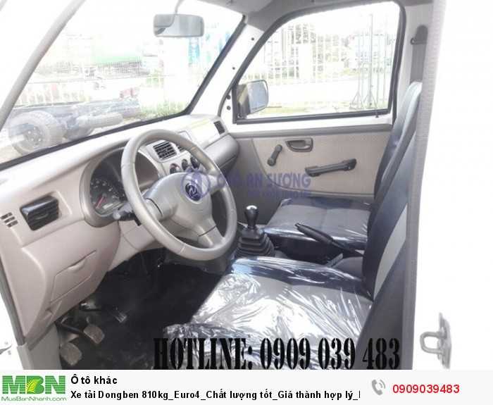 Xe tải Dongben 810kg_Euro4_Chất lượng tốt_Giá thành hợp lý_Bảo hành 2 năm. Có 20 triệu là có xe.