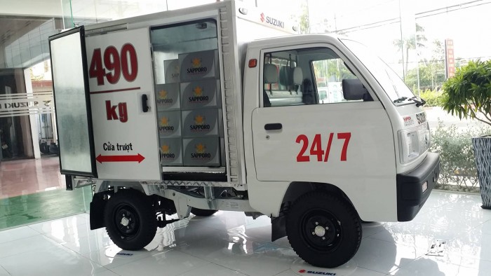 Suzuki Super Carry truck 490kg (cửa Lùa bên thân xe)