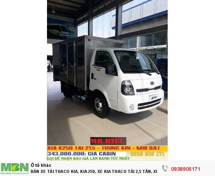 Bán Xe Tải Thaco Kia, Kia 250, Xe Kia Thaco Tải 2,5 Tấn, Xe Thaco Kia Chạy Trong Thành Phố