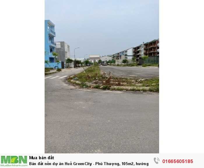 Bán đất nền dự án Huế GreenCity - Phú Thượng, 105m2, hướng Bắc.
