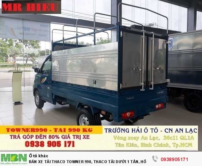 Bán Xe Tải Thaco Towner 990, Thaco Tải Dưới 1 Tấn, Hỗ Trợ 100% Thuế Trước Bạ Khi Mua Xe
