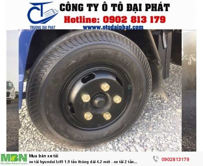 xe tải hyundai Iz49 1.9 tấn thùng dài 4.2 mét - xe tải 2 tấn Hyundai IZ49
