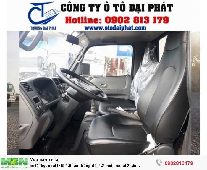 xe tải hyundai Iz49 1.9 tấn thùng dài 4.2 mét - xe tải 2 tấn Hyundai IZ49