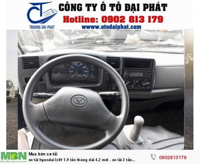 xe tải hyundai Iz49 1.9 tấn thùng dài 4.2 mét - xe tải 2 tấn Hyundai IZ49