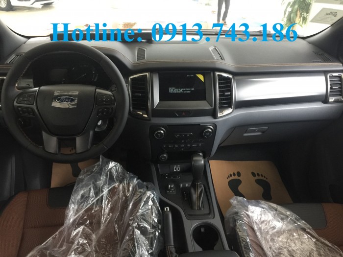Ford Ranger Wildtrak 2.0l At 4×4 Bi-Turbo, đủ màu, giao xe ngay, khuyến mại lớn