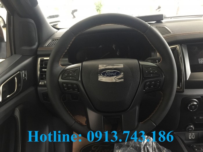 Ford Ranger Wildtrak 2.0l At 4×4 Bi-Turbo, đủ màu, giao xe ngay, khuyến mại lớn