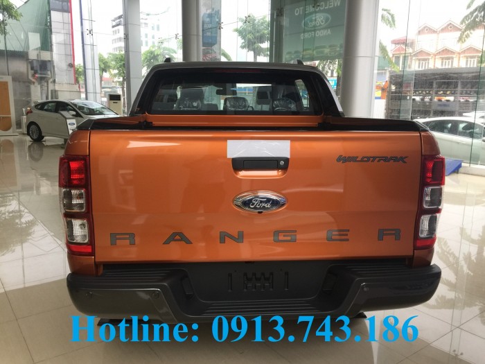 Ford Ranger Wildtrak 2.0l At 4×4 Bi-Turbo, đủ màu, giao xe ngay, khuyến mại lớn
