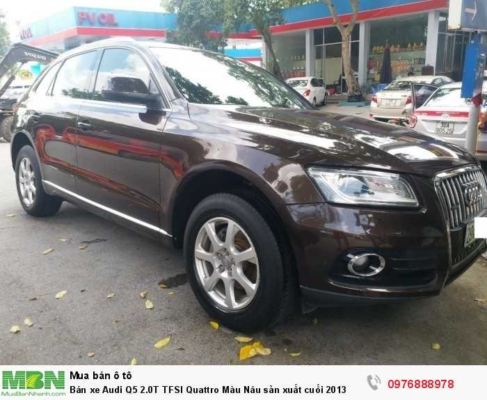 Bán xe Audi Q5 2.0T TFSI Quattro Màu Nâu sản xuất cuối 2013