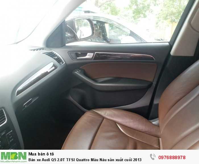 Bán xe Audi Q5 2.0T TFSI Quattro Màu Nâu sản xuất cuối 2013