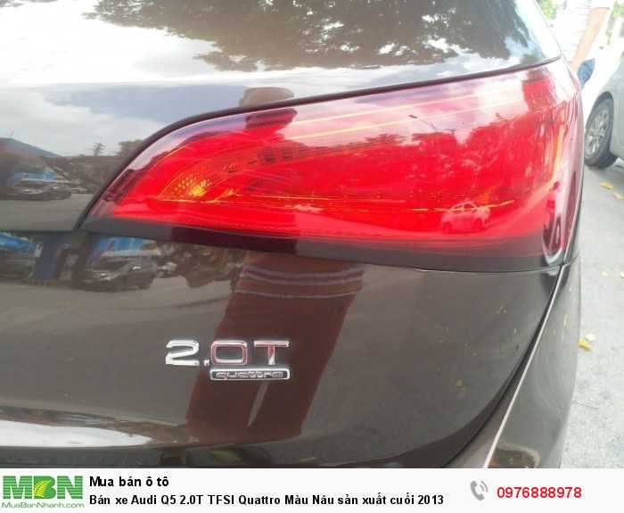 Bán xe Audi Q5 2.0T TFSI Quattro Màu Nâu sản xuất cuối 2013