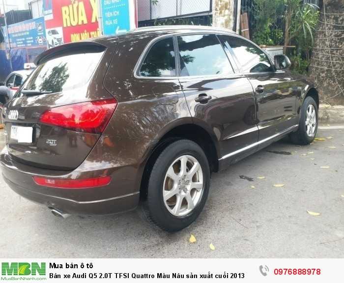 Bán xe Audi Q5 2.0T TFSI Quattro Màu Nâu sản xuất cuối 2013