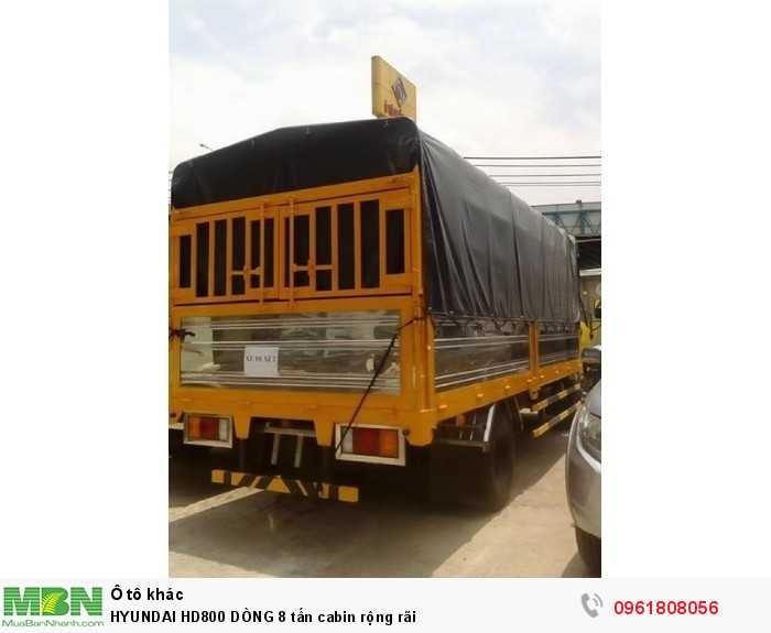 Hyundai HD800 DÒNG 8 tấn cabin rộng rãi