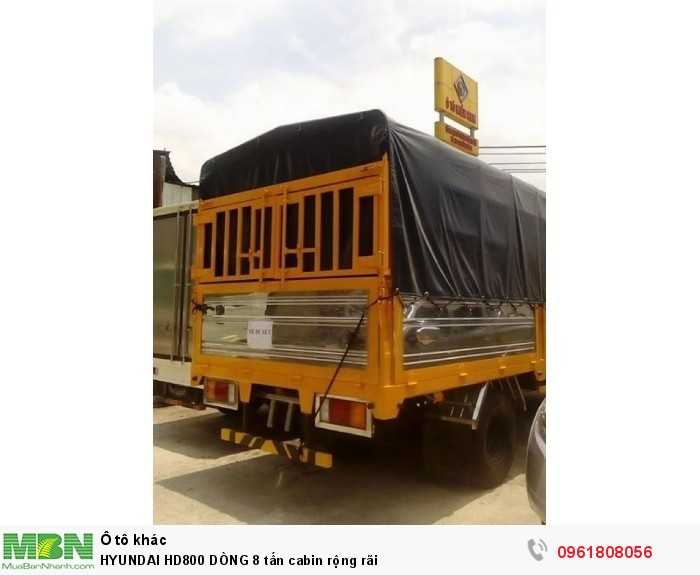 Hyundai HD800 DÒNG 8 tấn cabin rộng rãi
