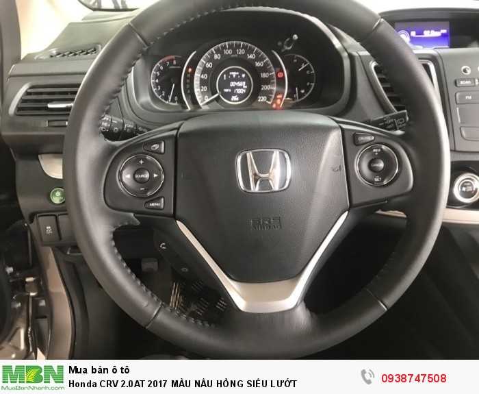 Honda crv 2.0at 2017 màu nâu hồng siêu lướt