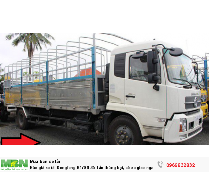 Báo giá xe tải Dongfeng B170 9.35 Tấn thùng bạt, có xe giao ngay, cam kết giá tốt nhất