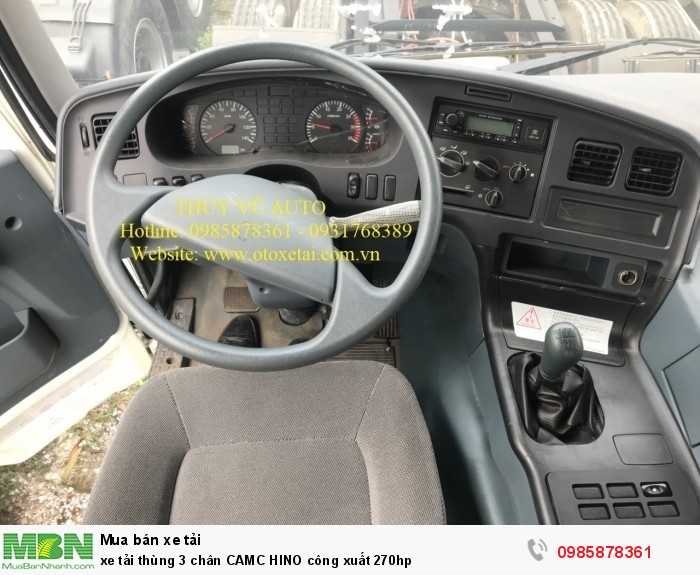 Xe tải thùng 3 chân CAMC HINO công xuất 270hp