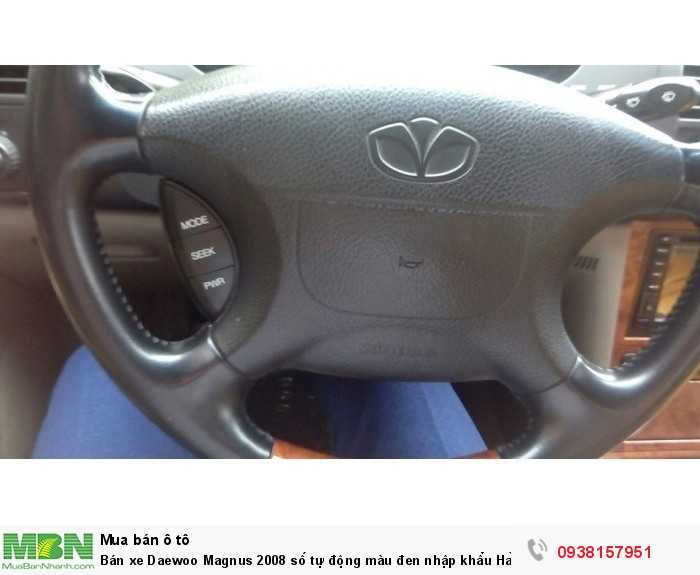 Bán xe Daewoo Magnus 2008 số tự động màu đen nhập khẩu Hàn Quốc