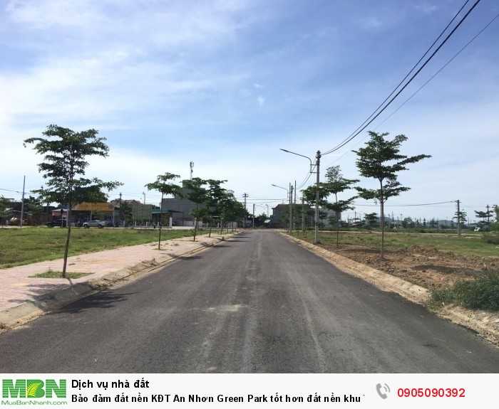 Bảo đảm đất nền KĐT An Nhơn Green Park tốt hơn đất nền khu Thanh Niên