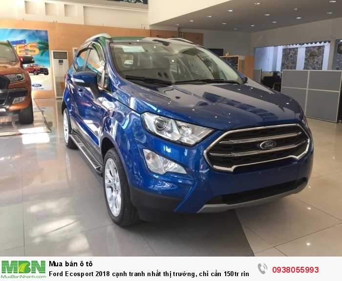 Ford Ecosport 2018 cạnh tranh nhất thị trường, chỉ cần 150tr rinh ngay xe về