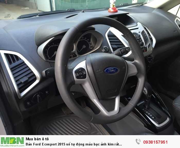 Bán Ford Ecosport 2015 số tự động màu bạc ánh kim rất đẹp